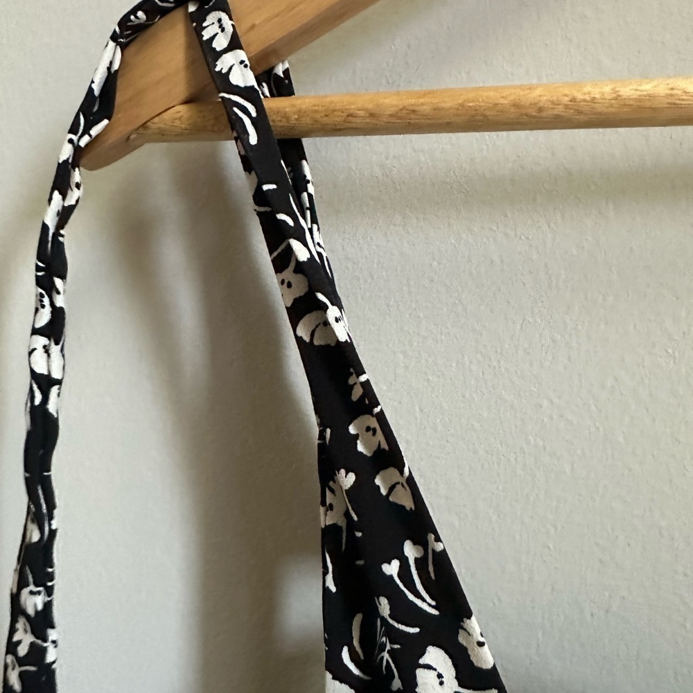 Lily Rose Black & White Floral Dress Size M - Picture 4 of 9